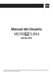 mundoclima HF2 Serie Manual Del Usuario