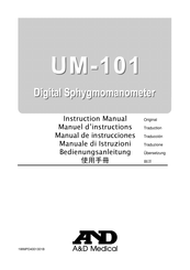 A&D Medical UM-101 Manual De Instrucciones