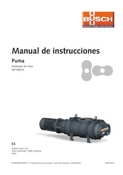 BUSCH Puma Manual De Instrucciones