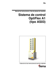 Gema OptiFlex A1 Manual De Instrucciones