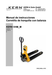 KERN VHM_M Manual De Instrucciones