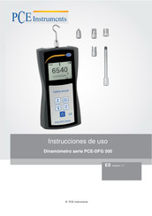 PCE Instruments PCE-DFG 500 Instrucciones De Uso