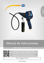 PCE Instruments PCE-VE 250 Manual De Instrucciones