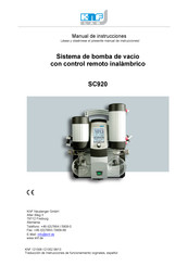 KNF LAB SC920 Manual De Instrucciones