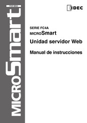 IDEC MICROSmart FC4A Serie Manual De Instrucciones