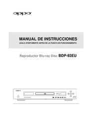 Oppo BDP-93EU Manual De Instrucciones