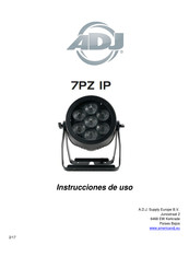 ADJ 7PZ IP Instrucciones De Uso