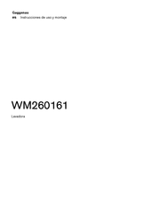 Gaggenau WM260161 Instrucciones De Uso