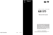 Roland KR-375 Manual Del Usuario