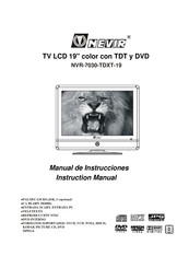 Nevir NVR-7030-TDXT-19 Manual De Instrucciones