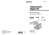 Sony HVR-A1E Manual De Instrucciones