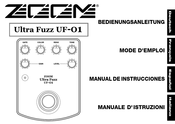 Zoom Ultra Fuzz UF-01 Manual De Instrucciones