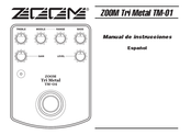 Zoom Tri Metal TM-01 Manual De Instrucciones