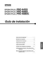 Epson Stylus PRO 4450 Guia De Instalacion