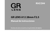 Ricoh GR LENS A12 Manual De Instrucciones