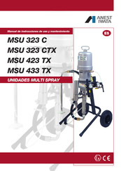 Anest Iwata MSU 433 TX Manual De Instrucciones De Uso Y Mantenimiento