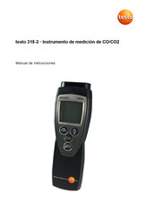 testo 315-3 Manual De Instrucciones