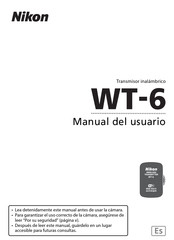 Nikon WT-6 Manual Del Usuario