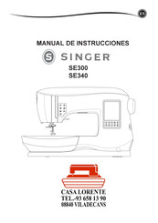 Singer SE300 Manual De Instrucciones