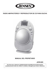 Spectra Jensen JCR-525 Manual De Instrucciones