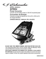 Schumacher XI75DU Manual Del Usuario