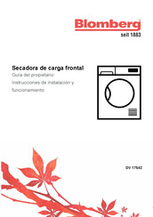 Blomberg DV 17542 Instrucciones De Instalación Y Funcionamiento