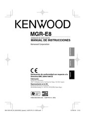 Kenwood MRG-E8 Manual De Instrucciones