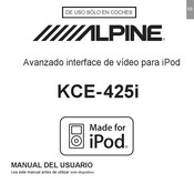 Alpine KCE-425i Manual Del Usuario