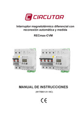 Circutor RECmax-CVM Manual De Instrucciones