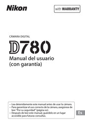 Nikon D780 Manual Del Usuario
