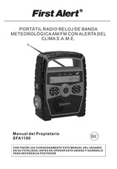 First Alert SFA1180 Manual Del Propietário