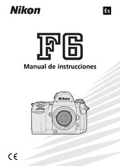 Nikon F6 Manual De Instrucciones