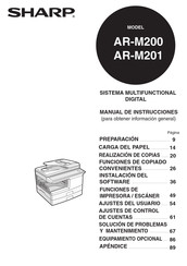 Sharp AR-M201 Manual De Instrucciones