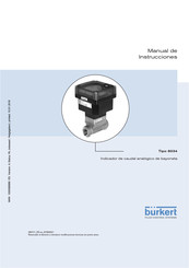 Burkert 8034 Manual De Instrucciones