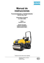 Atlas Copco CC1100 Manual De Instrucciones