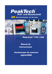 PeakTech 1205 Manual De Instrucciones