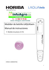 Horiba Scientific LAQUAtwin B-711 Manual De Instrucciones