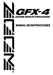 Zoom GFX-4 Manual De Instrucciones