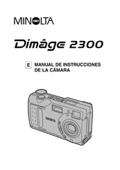 Minolta DIMAGE 2300 Manual De Instrucciones