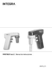 Integra PIPETBOY acu 2 155000 Manual De Instrucciones