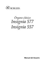 Rodgers Insignia 577 Manual Del Usuario