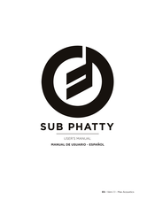 Moog SUB PHATTY Manual De Usuario