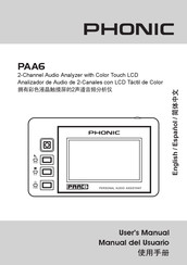 Phonic PAA6 Manual Del Usuario