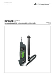 Gossen MetraWatt METRALINE RCDCHECK Manual De Instrucciones