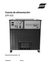 ESAB Precision Plasmarc EPP-450 Manual De Instrucciones