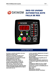 Datakom DKG-105 Manual Del Usuario