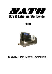 SATO Lt408 Manual De Instrucciones