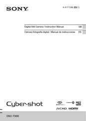 Sony Cyber-shot DSC-TX66 Manual De Instrucciones