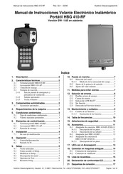 Hubitron Steueungstechnik HBG 410-RF Manual De Instrucciones