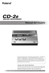 Roland CD-2e Manual Del Usuario